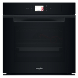 Whirlpool, 73 L, hüdrolüütiline puhastus, must - Integreeritav ahi WOI11P8FHT2SBAF