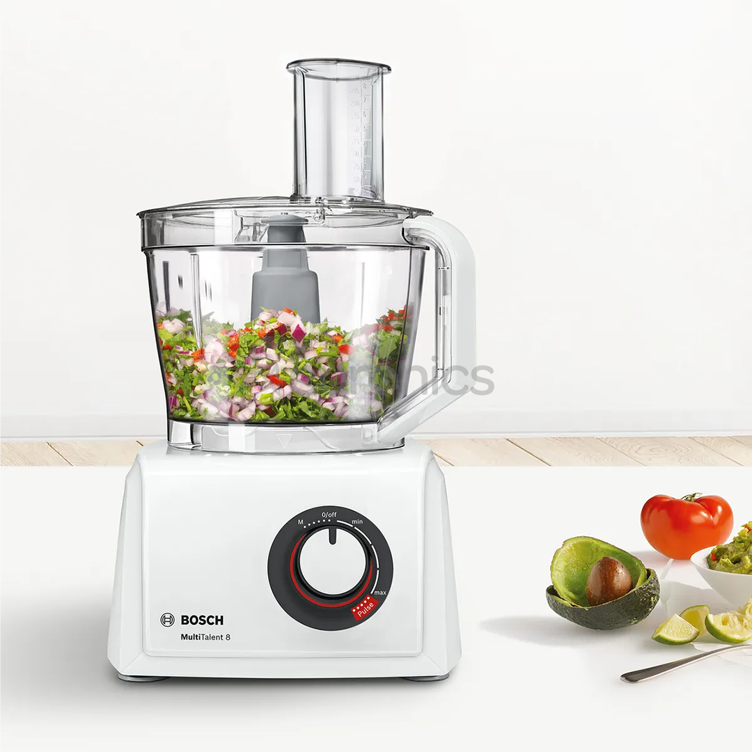 Bosch MultiTalent 8, 1000 Вт, белый - Кухонный комбайн