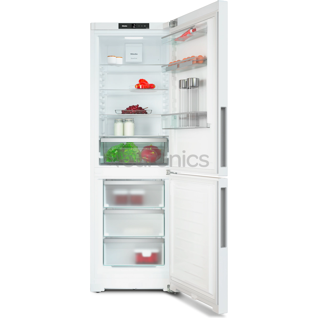 Miele, NoFrost, 330 L, height 186 cm, white - Refrigerator