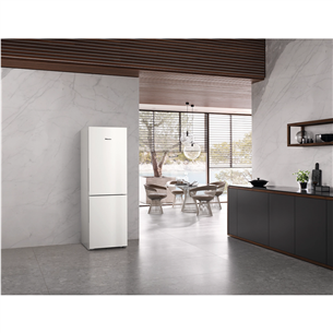 Miele, NoFrost, 330 L, height 186 cm, white - Refrigerator