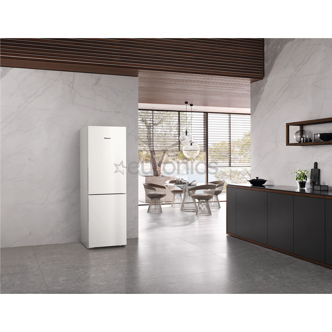 Miele, NoFrost, 330 L, height 186 cm, white - Refrigerator