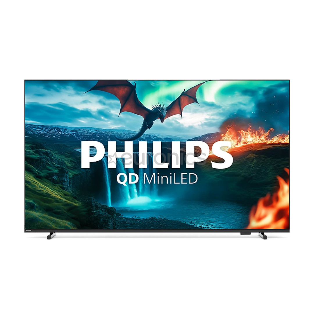 Philips MLED820, 55'', 4K UHD, QD Mini LED, black - TV