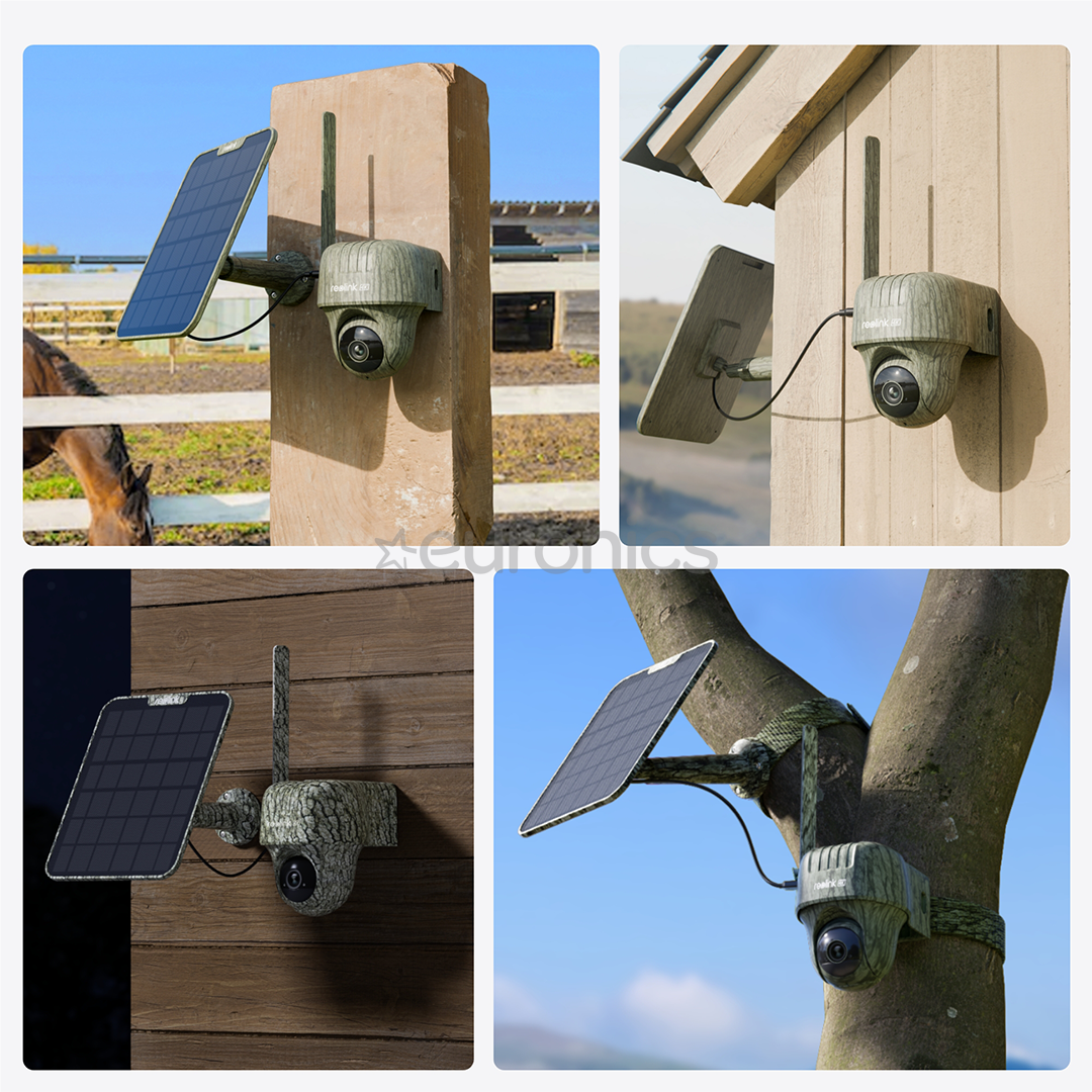 Reolink Go Series G450 + Solar Panel 2, 8 MP, 4G LTE, battery powered, night vision - Hunting Camera with Solar Panel