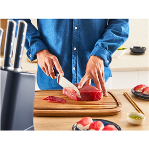 Tefal EverSharp, 5 предметов, нерж. сталь - Набор ножей и блок