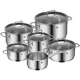WMF Astoria, 6-osaline, roostevaba teras - Pottide komplekt 07.8016.6040