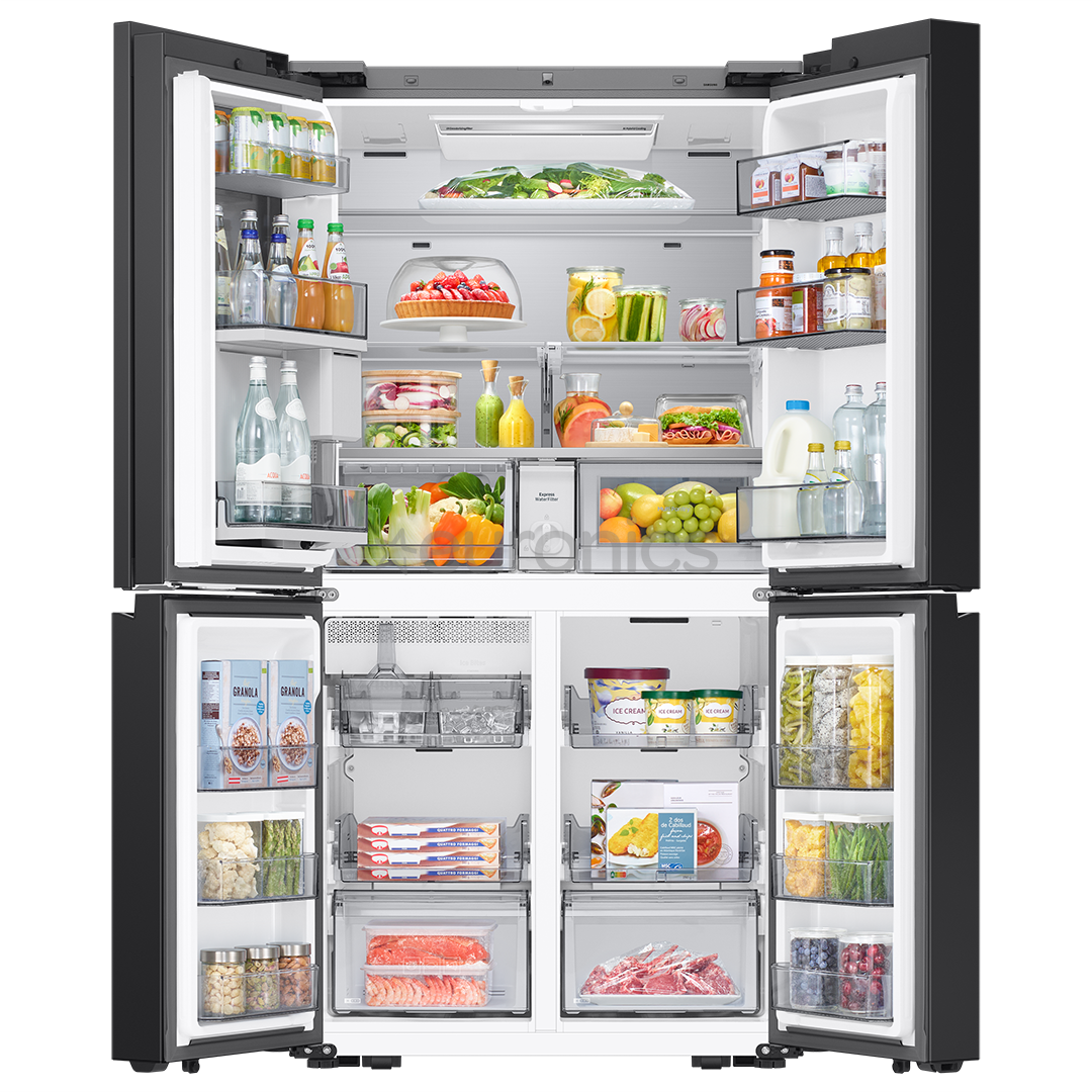 Samsung Bespoke AI Home, 654 L, kõrgus 186 cm, must - SBS-külmik
