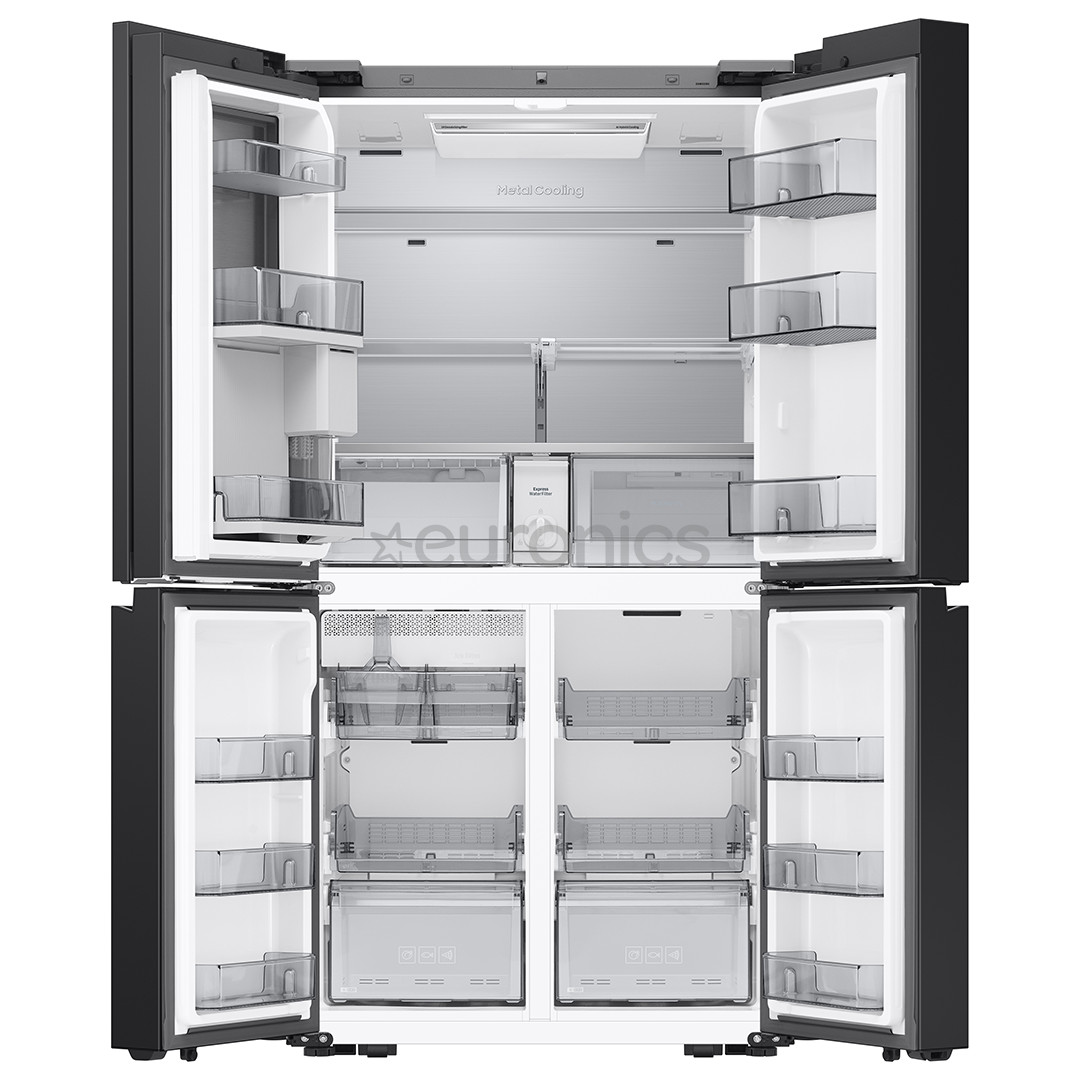 Samsung Bespoke AI Home, 654 L, kõrgus 186 cm, must - SBS-külmik