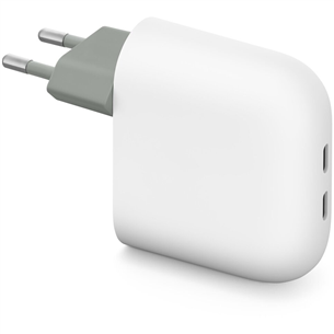 Google Pixel Flex Dual Port 67 W Fast Charger, USB-C, snow - Wall charger GA09856-EU