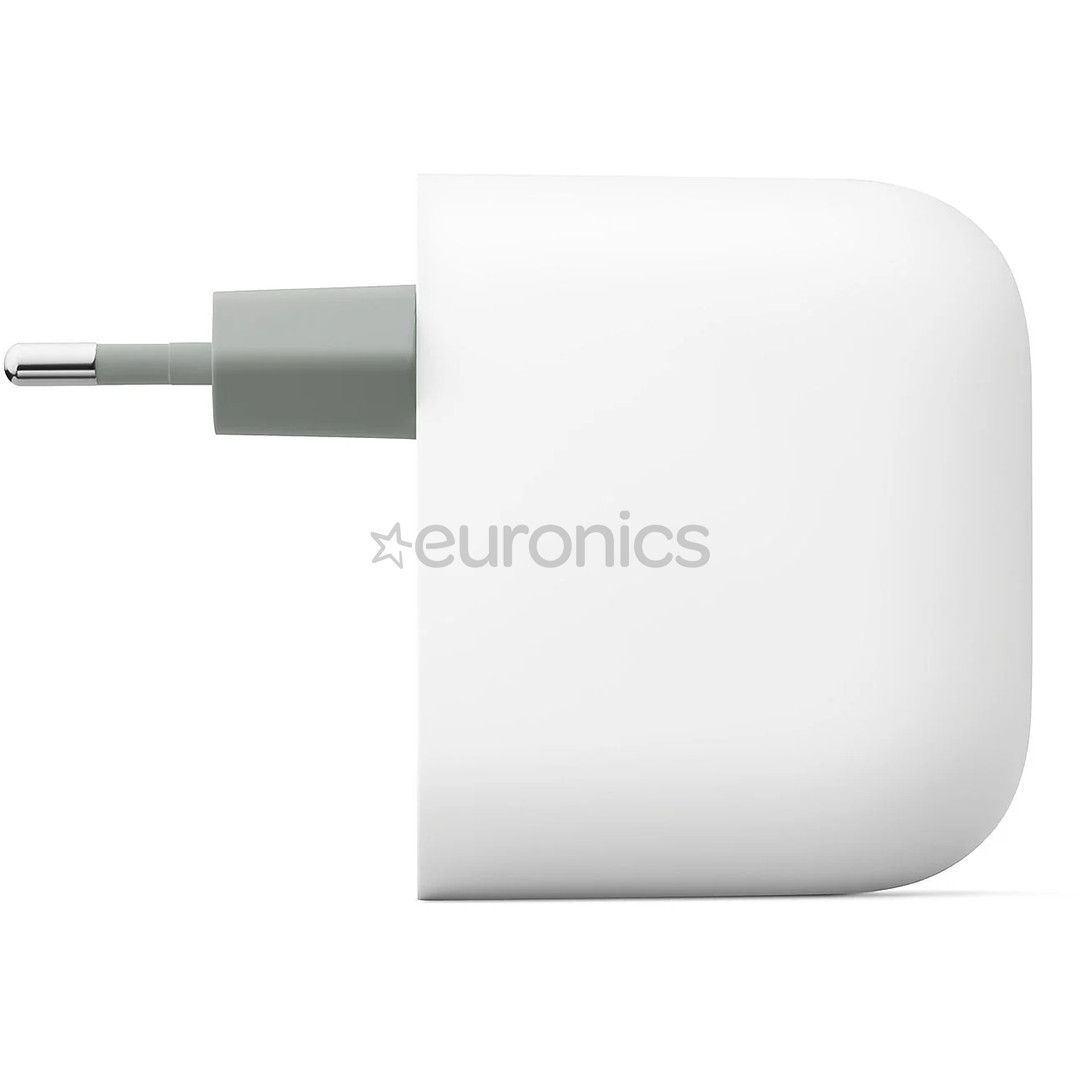 Google Pixel Flex Dual Port 67 W Fast Charger, USB-C, valge - Laadija