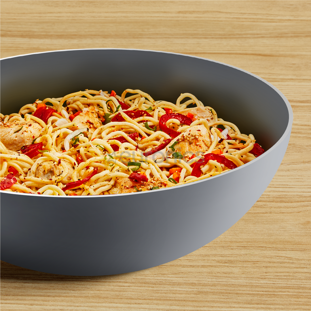 Tefal Halo, 28 см, серый - Сковорода для вока