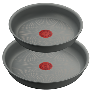 Tefal Ingenio Halo, 22/26 см, 3 предмета, серый - Комплект сковородок + съемная ручка