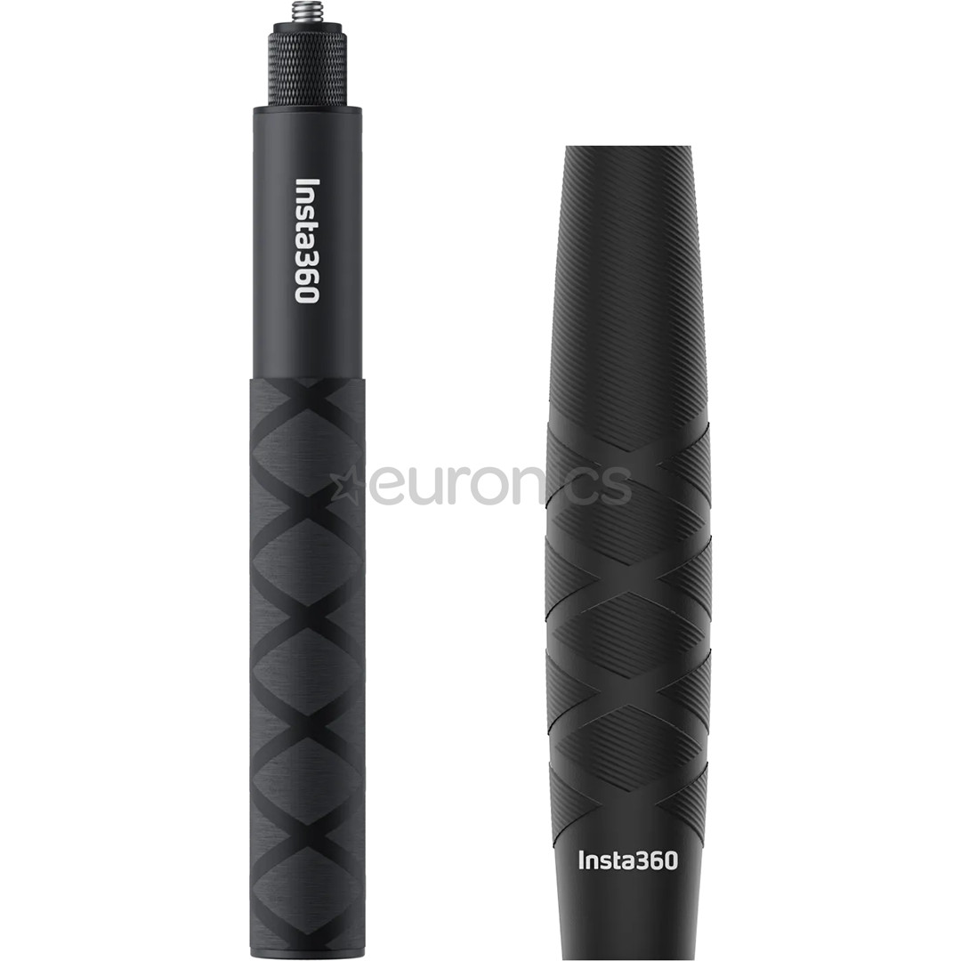 Insta360 85cm Invisible Selfie Stick, must - Kaamera käsistatiiv