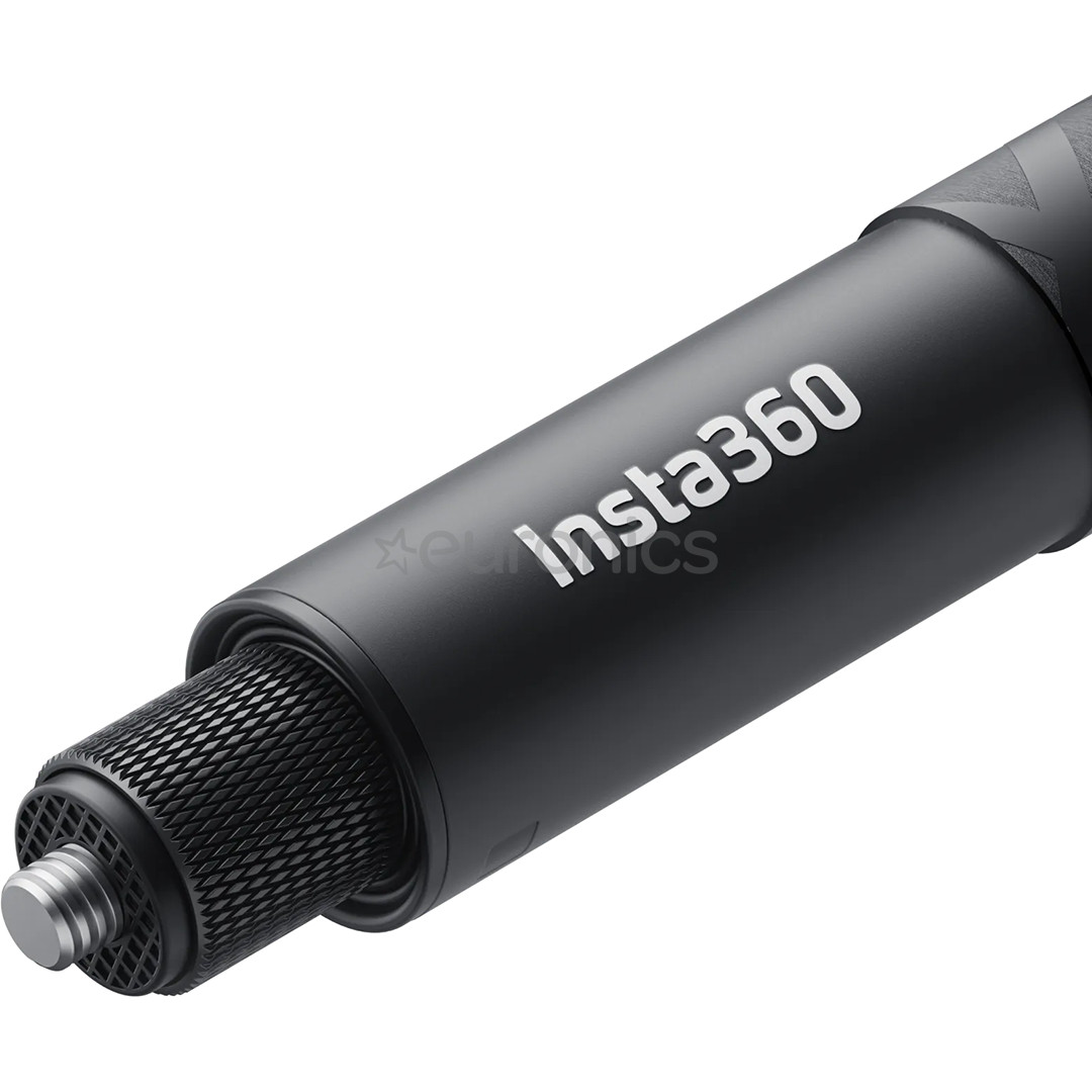 Insta360 85cm Invisible Selfie Stick, must - Kaamera käsistatiiv