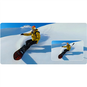 Insta360 85cm Invisible Selfie Stick, must - Kaamera käsistatiiv