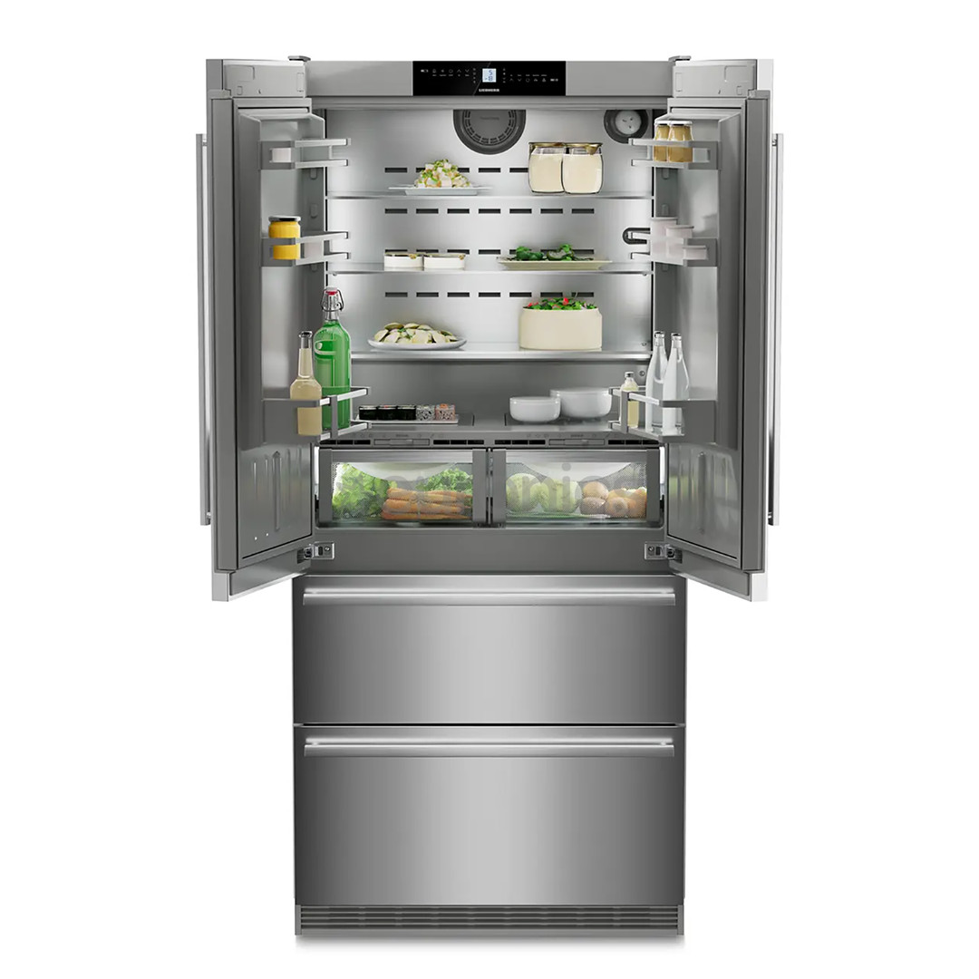 Liebherr BioFresh NoFrost, 522 L, height 203 cm, stainless steel - Refrigerator