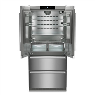 Liebherr BioFresh NoFrost, 522 L, height 203 cm, stainless steel - Refrigerator