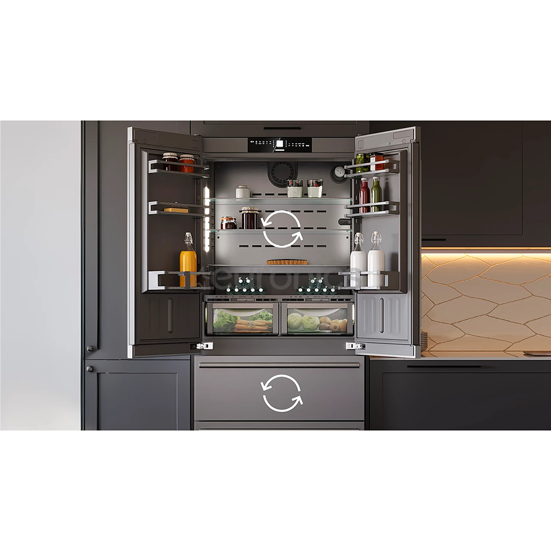 Liebherr BioFresh NoFrost, 522 L, height 203 cm, stainless steel - Refrigerator