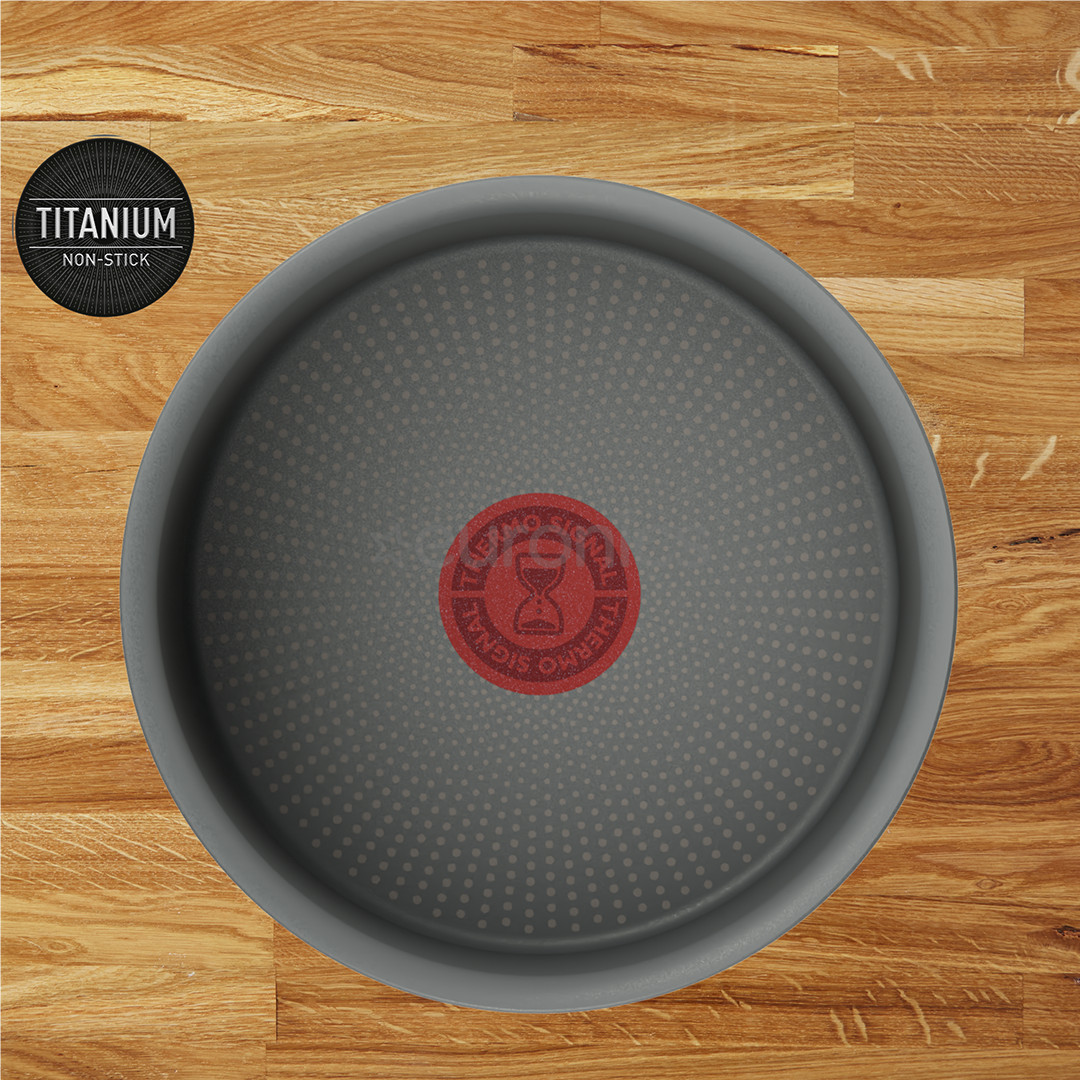 Tefal Ingenio Halo, 16/20 cm, 3-osaline, hall - Kastrulid + eemaldatav käepide