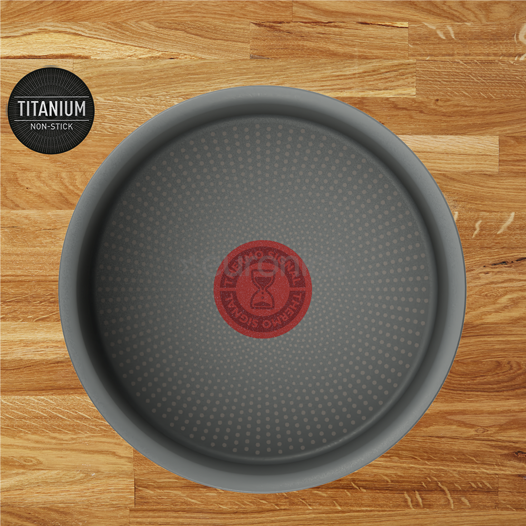 Tefal Ingenio Halo, 16/20 см, 3 предмета, серый - Комплект кастрюль + съемная ручка