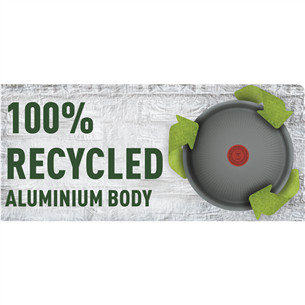 Tefal Ingenio Halo, 16/20 cm, 3-osaline, hall - Kastrulid + eemaldatav käepide