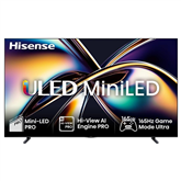 Hisense U8Q, 100'', 4K UHD, ULED, Mini LED, must - Teler
