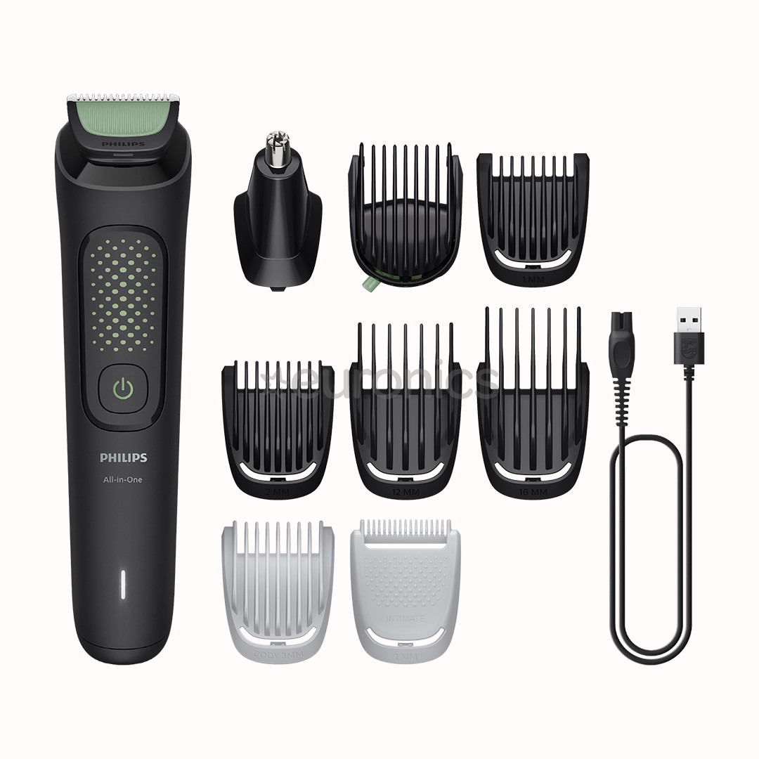 Philips All-in-One Trimmer 3000 Series, 9-ühes, must - Trimmer