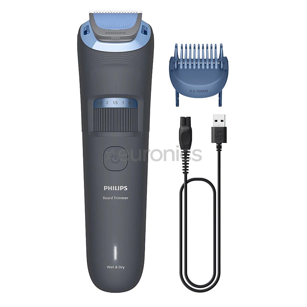 Philips Beard Trimmer 3000, dark grey - Beard trimmer