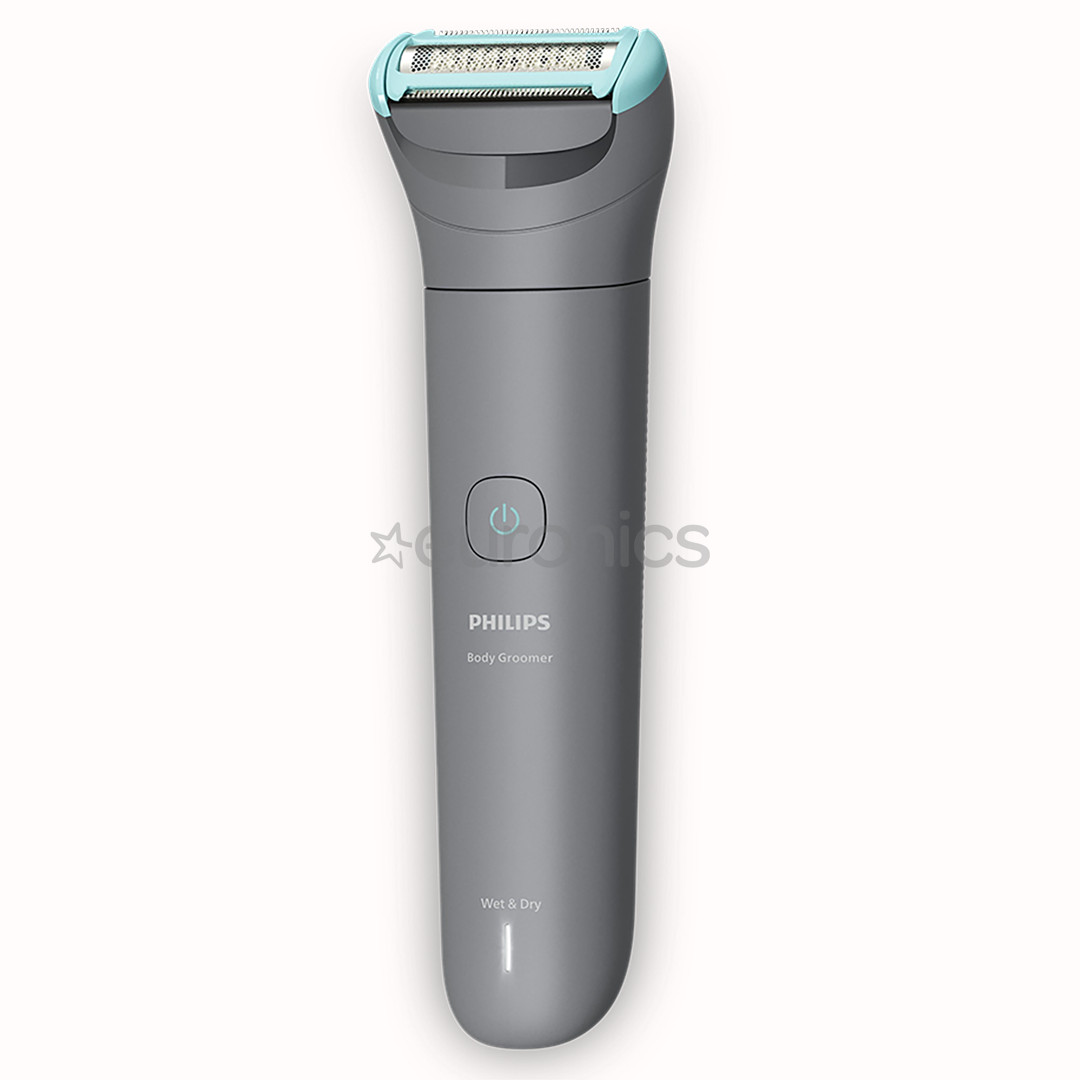 Philips Body Groomer 3000 Series, Triple Protect shave system, grey - Body groomer
