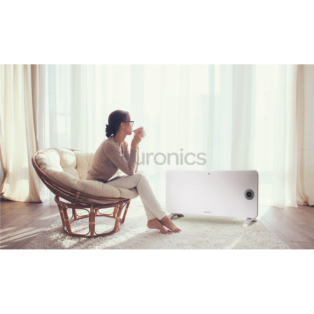 Gorenje OPTIHEAT 2000EWP, 2000 W, valge - Soojapuhur