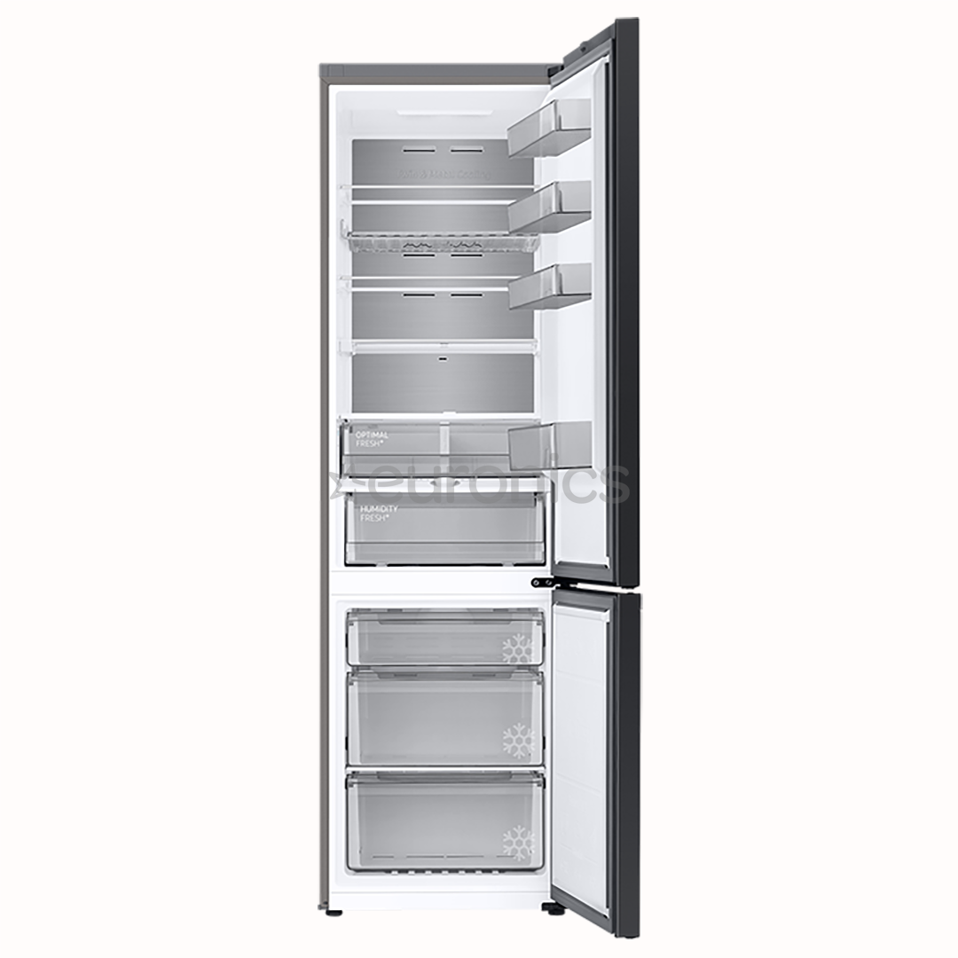 Samsung, NoFrost, 390 L, kõrgus 203 cm, must - Külmik