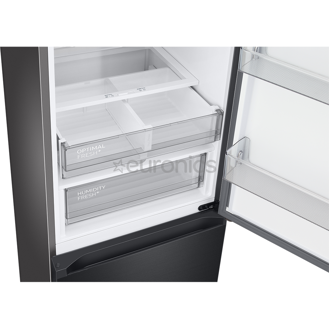 Samsung, NoFrost, 390 L, kõrgus 203 cm, must - Külmik