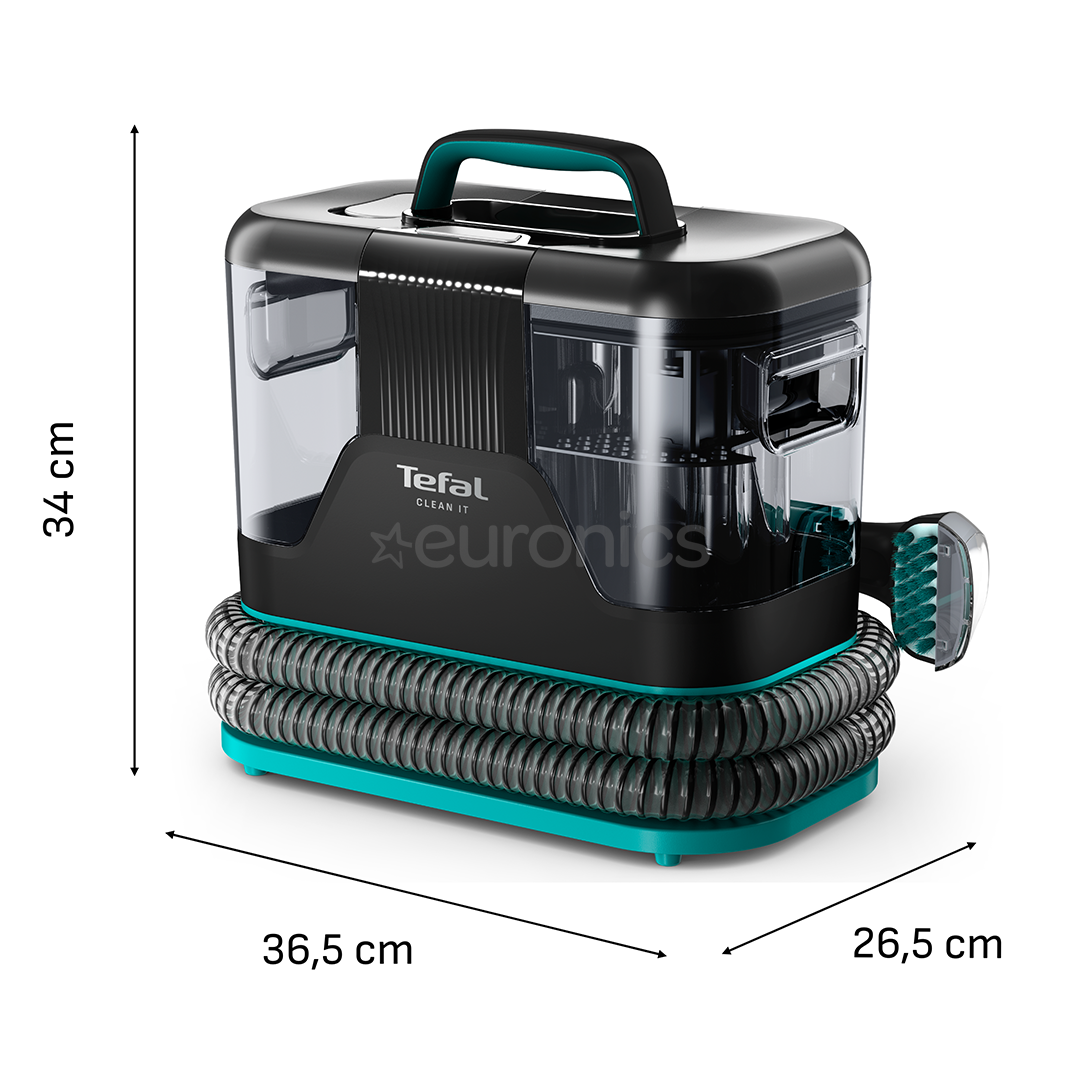 Tefal Clean It, must/roheline - Tekstiilipesur