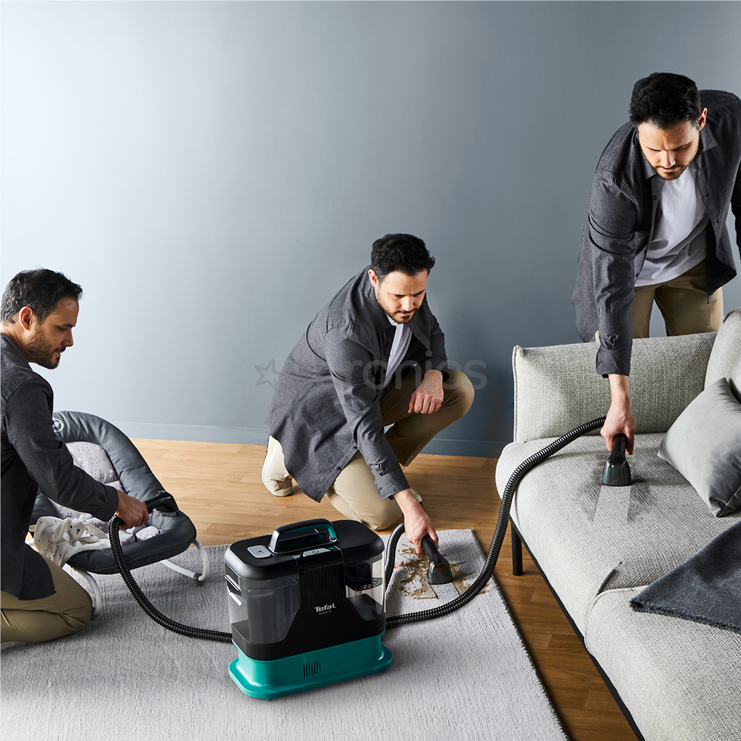 Tefal Clean It, черный/зеленый - Очиститель текстиля