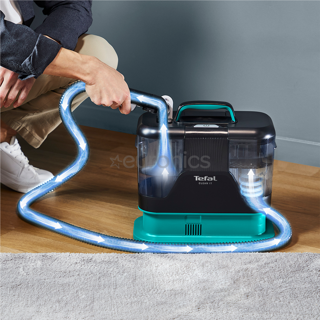 Tefal Clean It, must/roheline - Tekstiilipesur