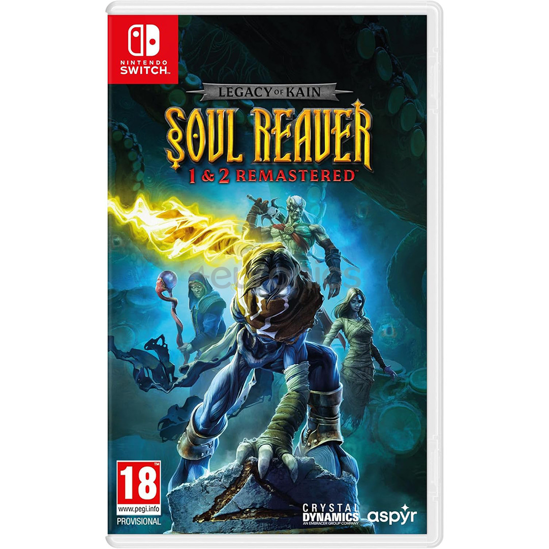 Legacy of Kain: Soul Reaver 1 & 2 Remastered, Nintendo Switch - Mäng