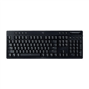 Razer BlackWidow V4 Low-Profile HyperSpeed, clicky, US, must - Juhtmevaba klaviatuur