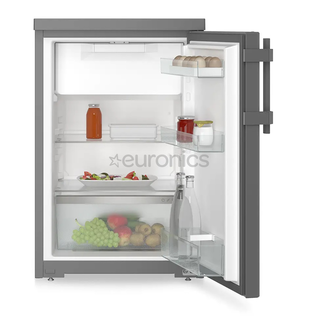 Liebherr Pure, SmartFrost, 112 L, height 85 cm, dark grey - Refrigerator