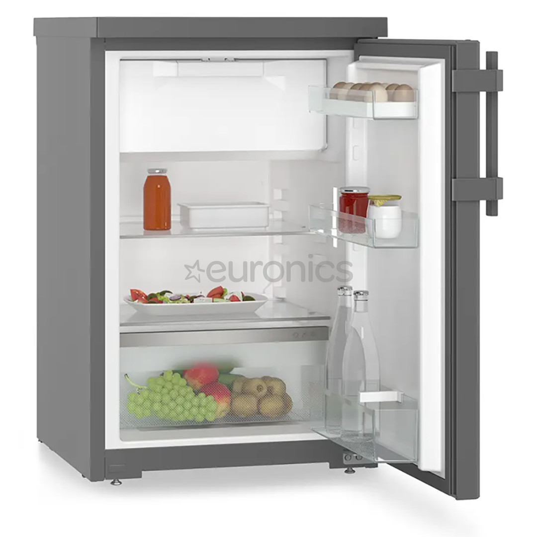 Liebherr Pure, SmartFrost, 112 L, height 85 cm, dark grey - Refrigerator