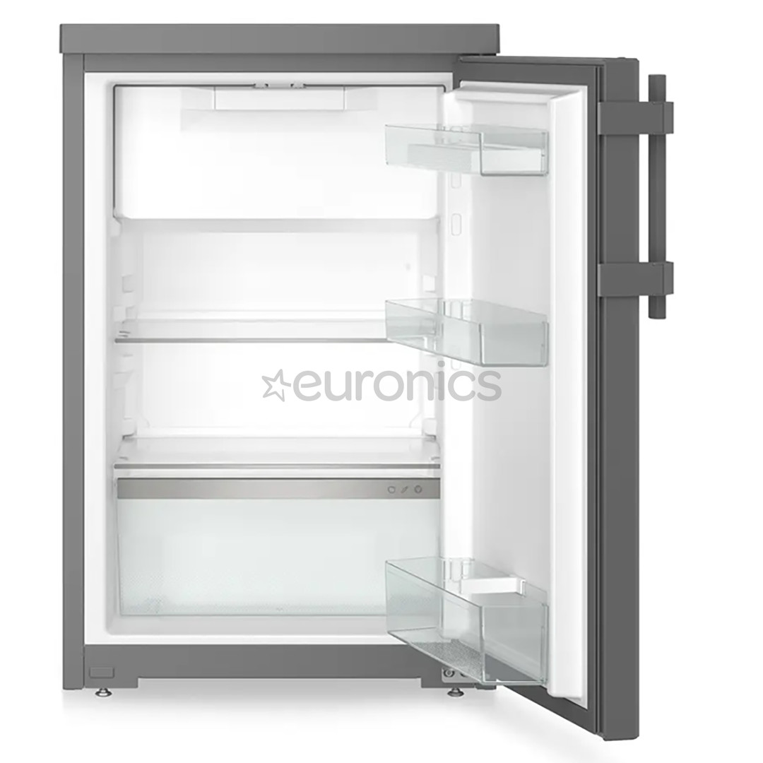 Liebherr Pure, SmartFrost, 112 L, height 85 cm, dark grey - Refrigerator