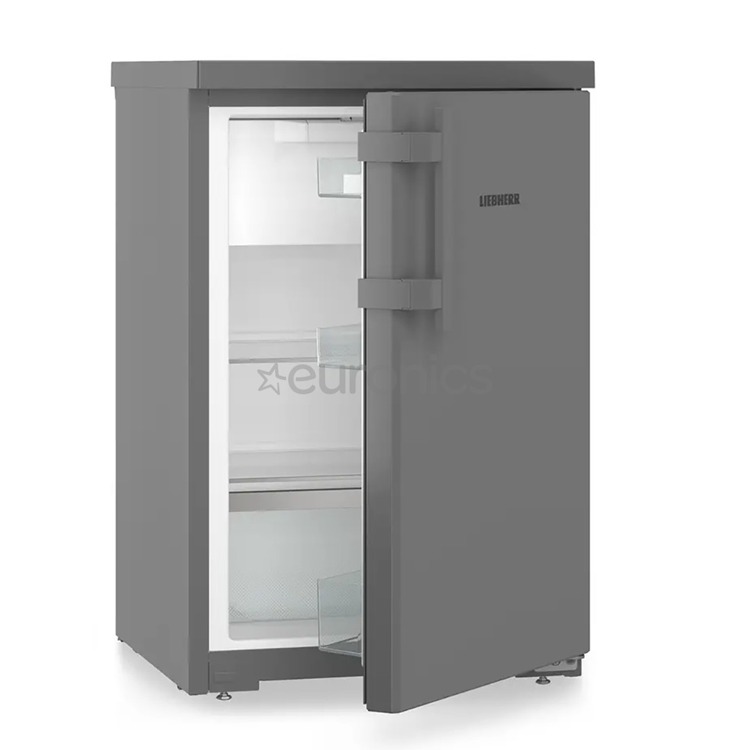 Liebherr Pure, SmartFrost, 112 L, height 85 cm, dark grey - Refrigerator
