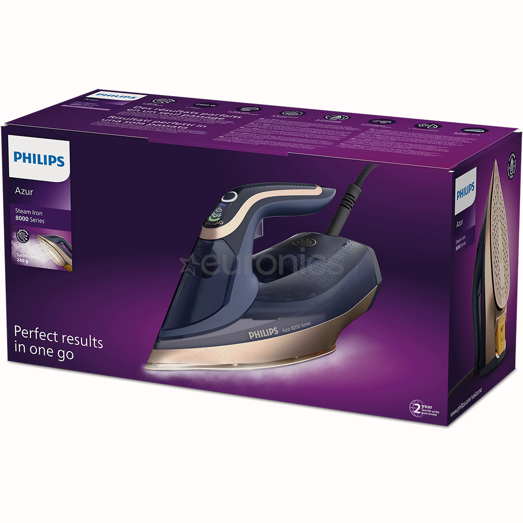 Philips Azur 8000, 3000 W, tumesinine - Aurutriikraud