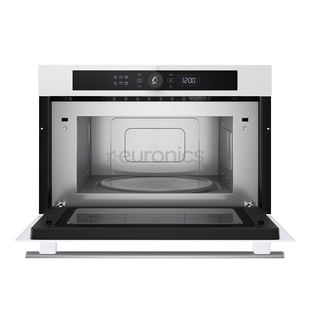 Whirlpool, 31 L, 1000 W, white - Built-in microwave oven with grill