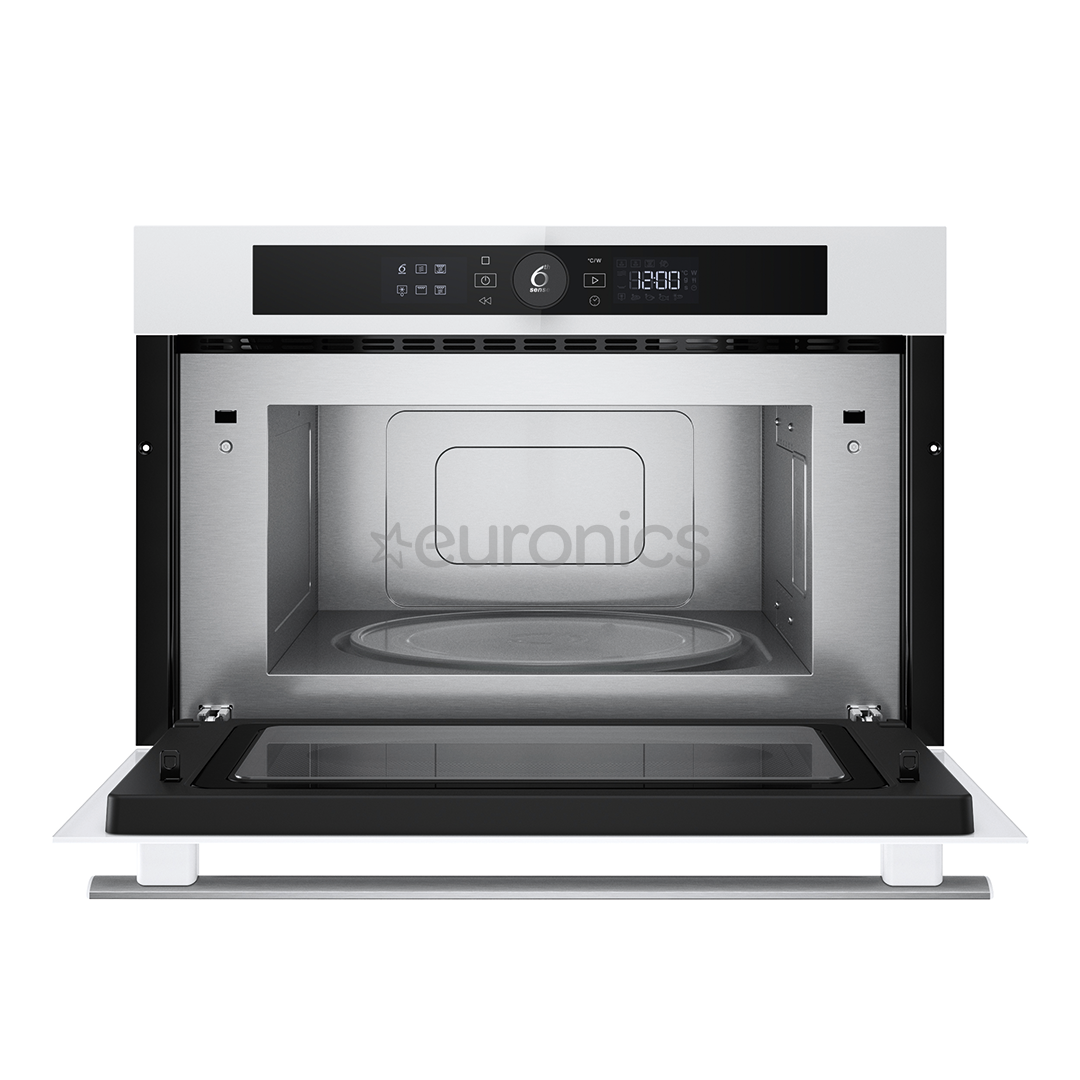 Whirlpool, 31 L, 1000 W, white - Built-in microwave oven with grill