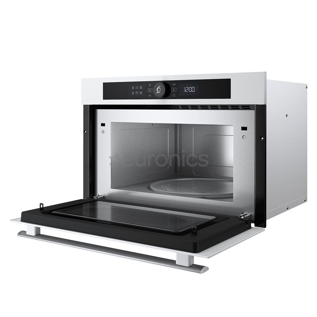 Whirlpool, 31 L, 1000 W, white - Built-in microwave oven with grill