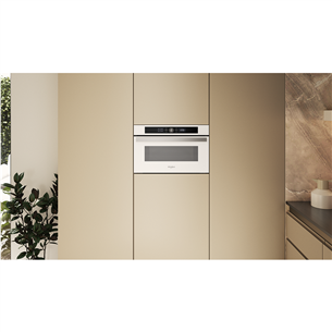 Whirlpool, 31 L, 1000 W, white - Built-in microwave oven with grill