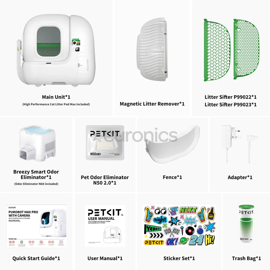 Petkit Purobot Max Pro, valge - Automaatne kassiliivakast