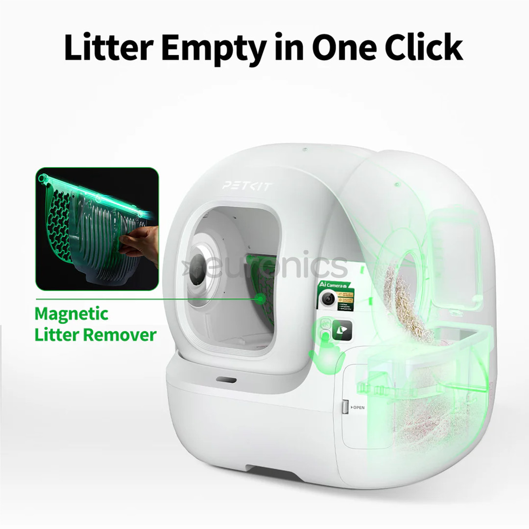 Petkit Purobot Max Pro, valge - Automaatne kassiliivakast