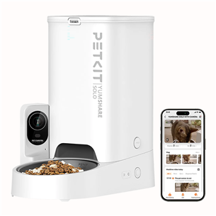 Petkit YumShare Solo, белый - Автоматическая кормушка для домашних животных с камерой P571