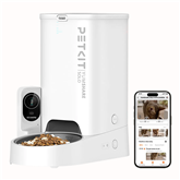 Petkit YumShare Solo, белый - Автоматическая кормушка для домашних животных с камерой
