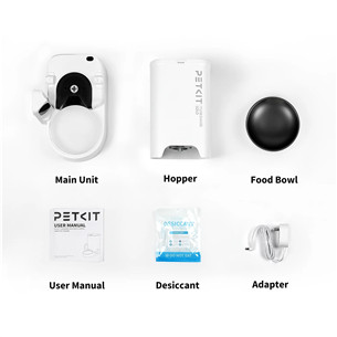 Petkit YumShare Solo, белый - Автоматическая кормушка для домашних животных с камерой